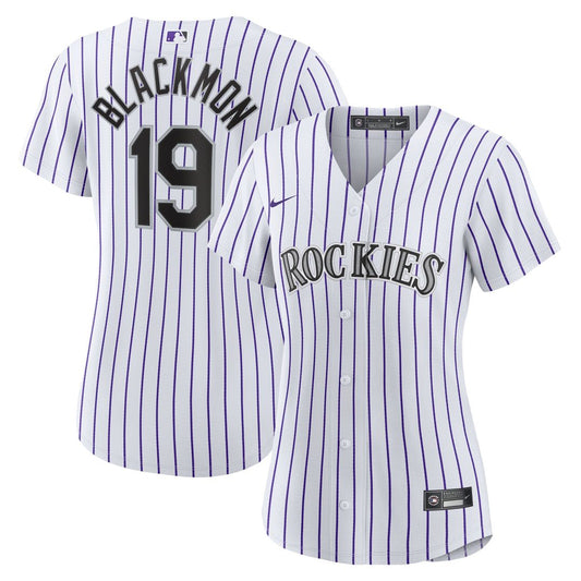 Colorado Rockies Charlie Blackmon Nike Women's Home Replica Jersey - White