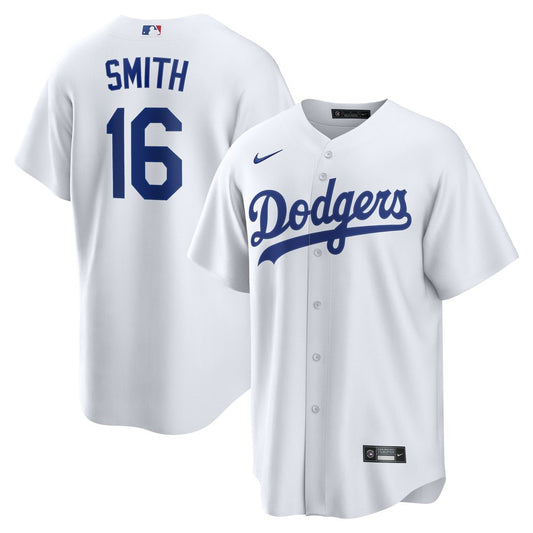 Los Angeles Dodgers Will Smith Nike Home Replica Jersey - White