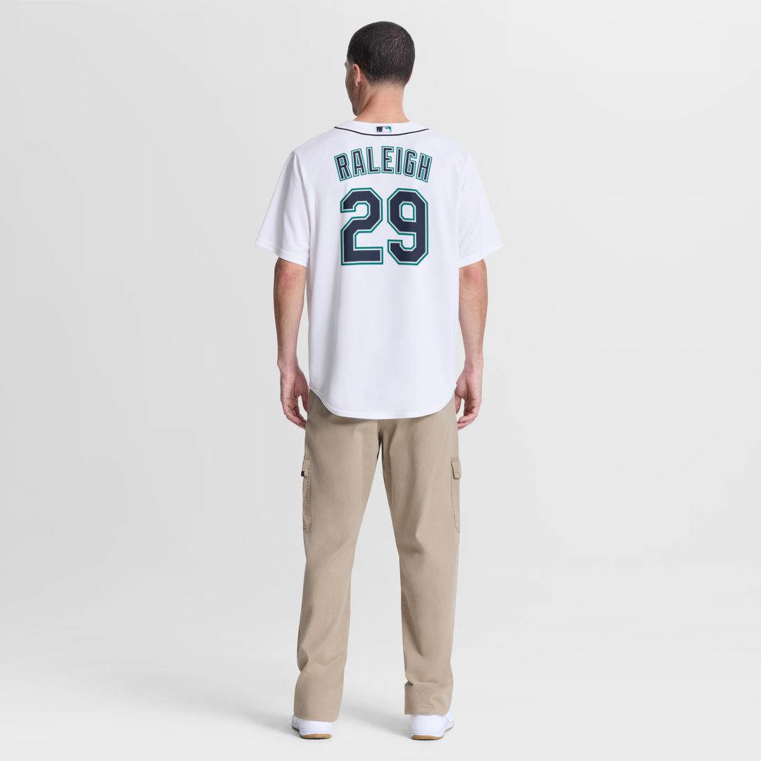 Seattle Mariners Cal Raleigh Nike Road Replica Jersey - Navy