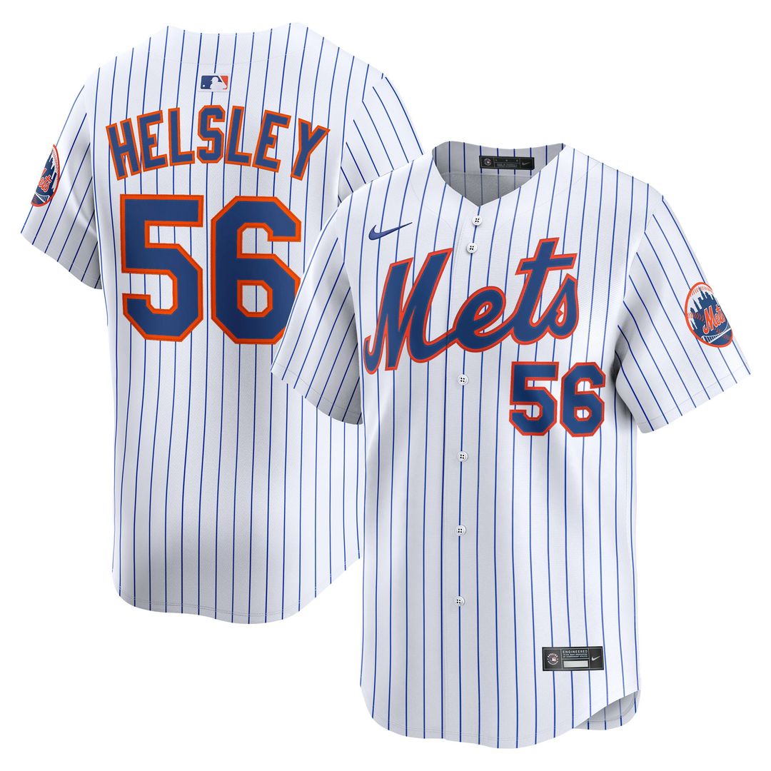 New York Mets Ryan Helsley Nike Home Limited Jersey - White