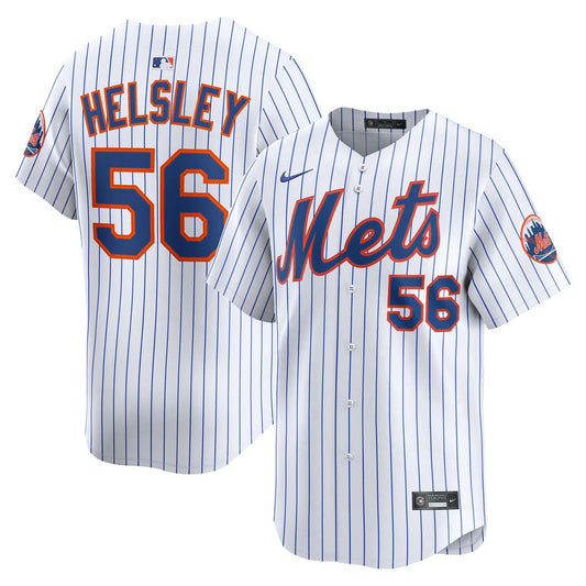 New York Mets Ryan Helsley Nike Home Limited Jersey - White