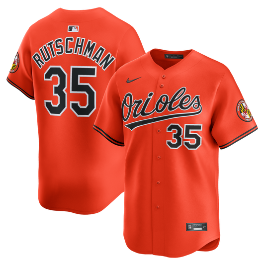 Baltimore Orioles Adley Rutschman Nike 2nd Alternate Limited Jersey - Orange