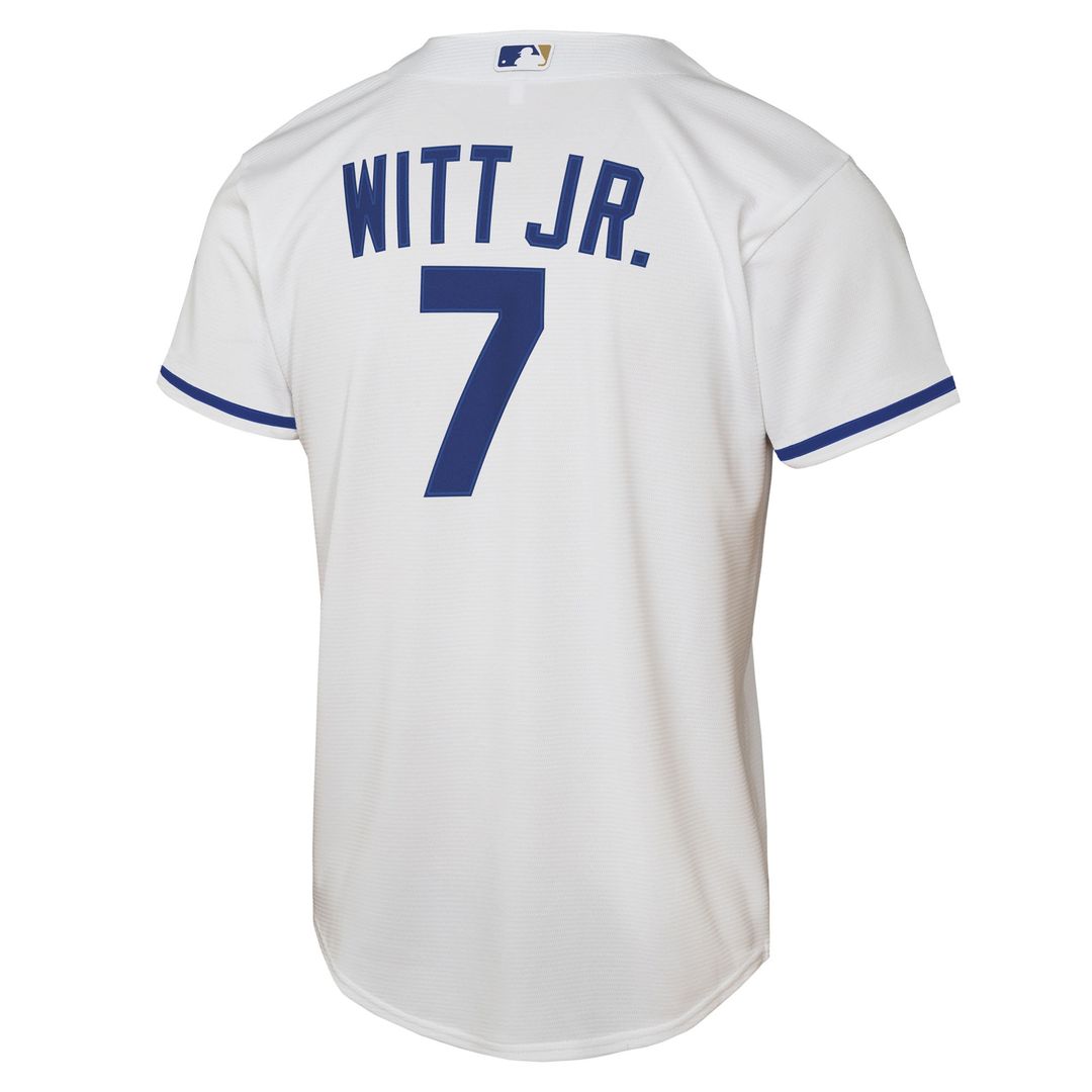 Kansas City Royals Bobby Witt Jr. Nike Youth Home Replica Jersey - White