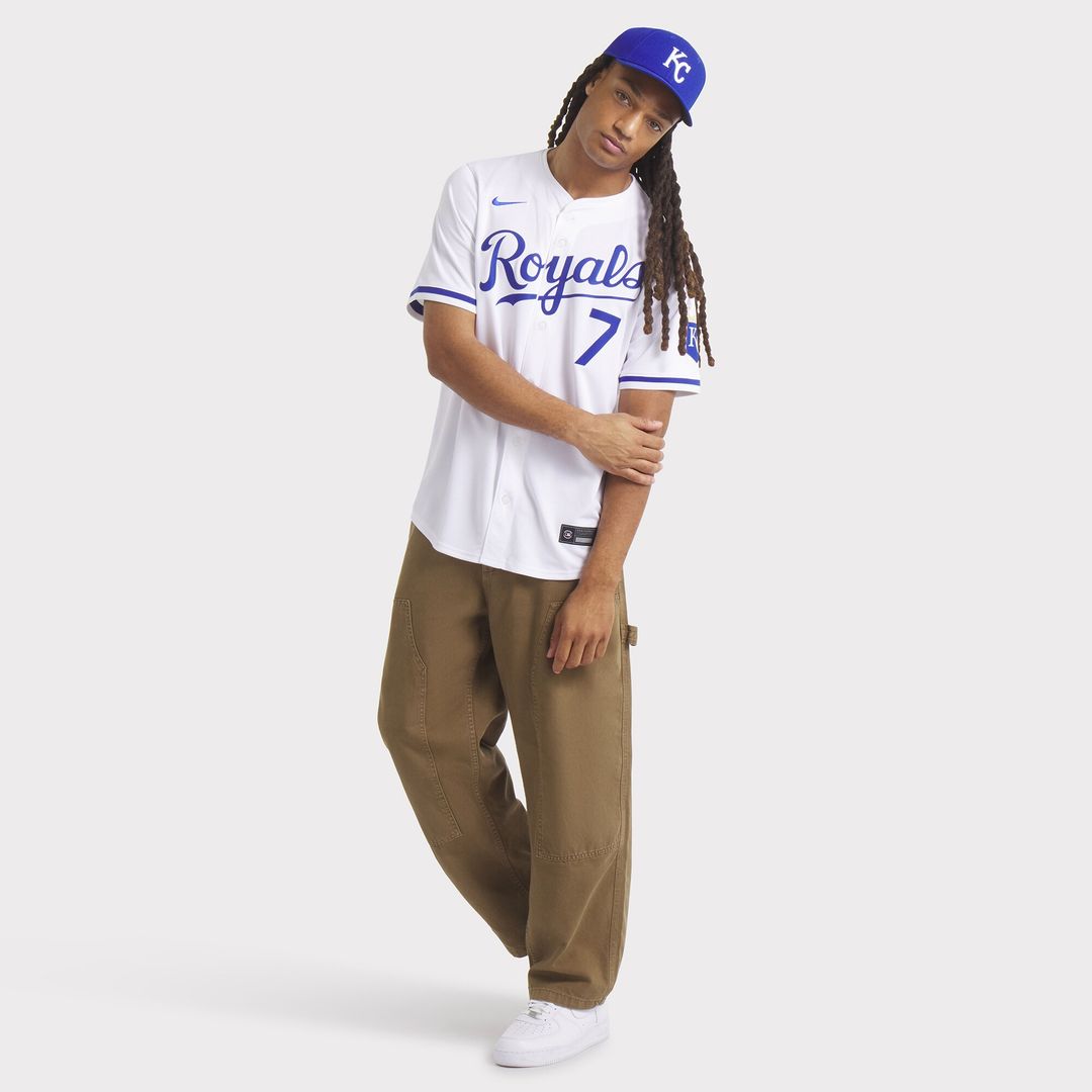 Kansas City Royals Bobby Witt Jr. Nike Home Limited Jersey - White