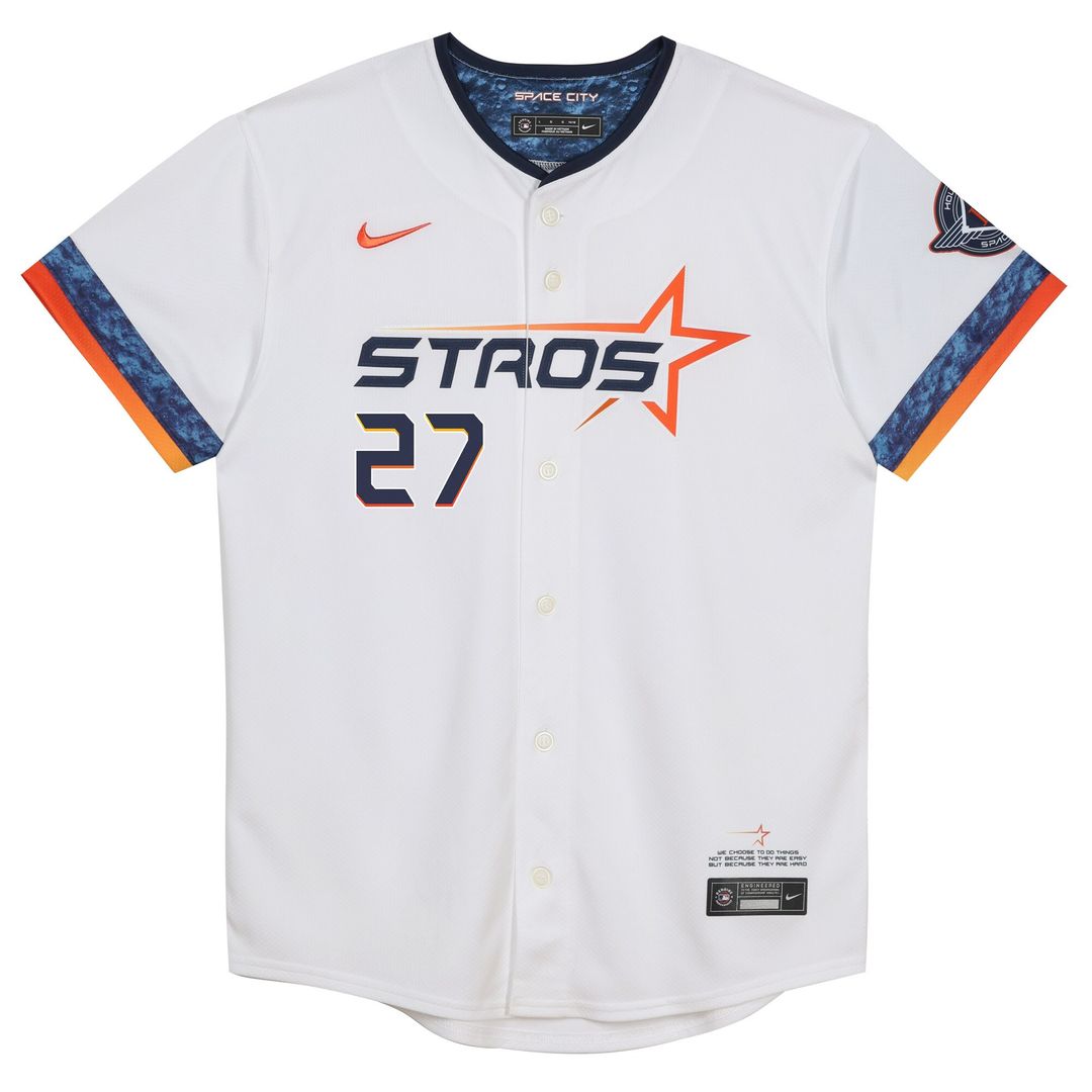 Houston Astros Jose Altuve Nike Preschool 2025 City Connect Limited Jersey - White