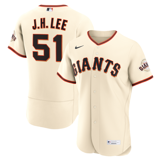 San Francisco Giants Jung Hoo Lee Nike Home Authentic Jersey - Cream
