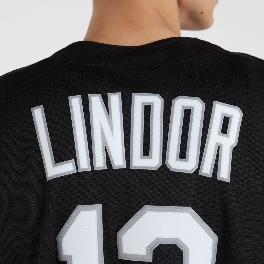 New York Mets Francisco Lindor Nike Replica Jersey - Black
