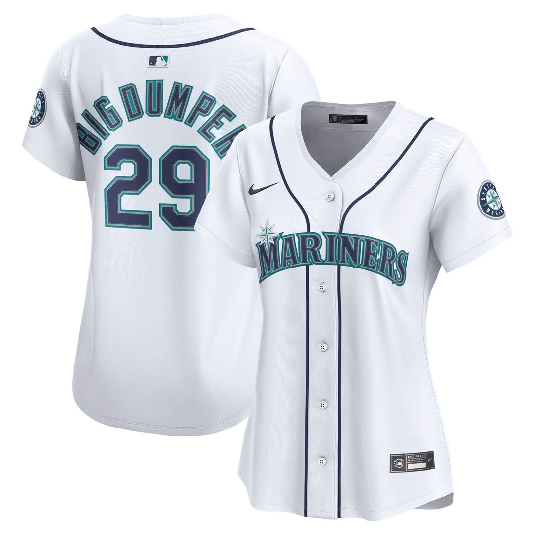 Seattle Mariners Cal Raleigh Nike Women's Home Limited Jersey - White