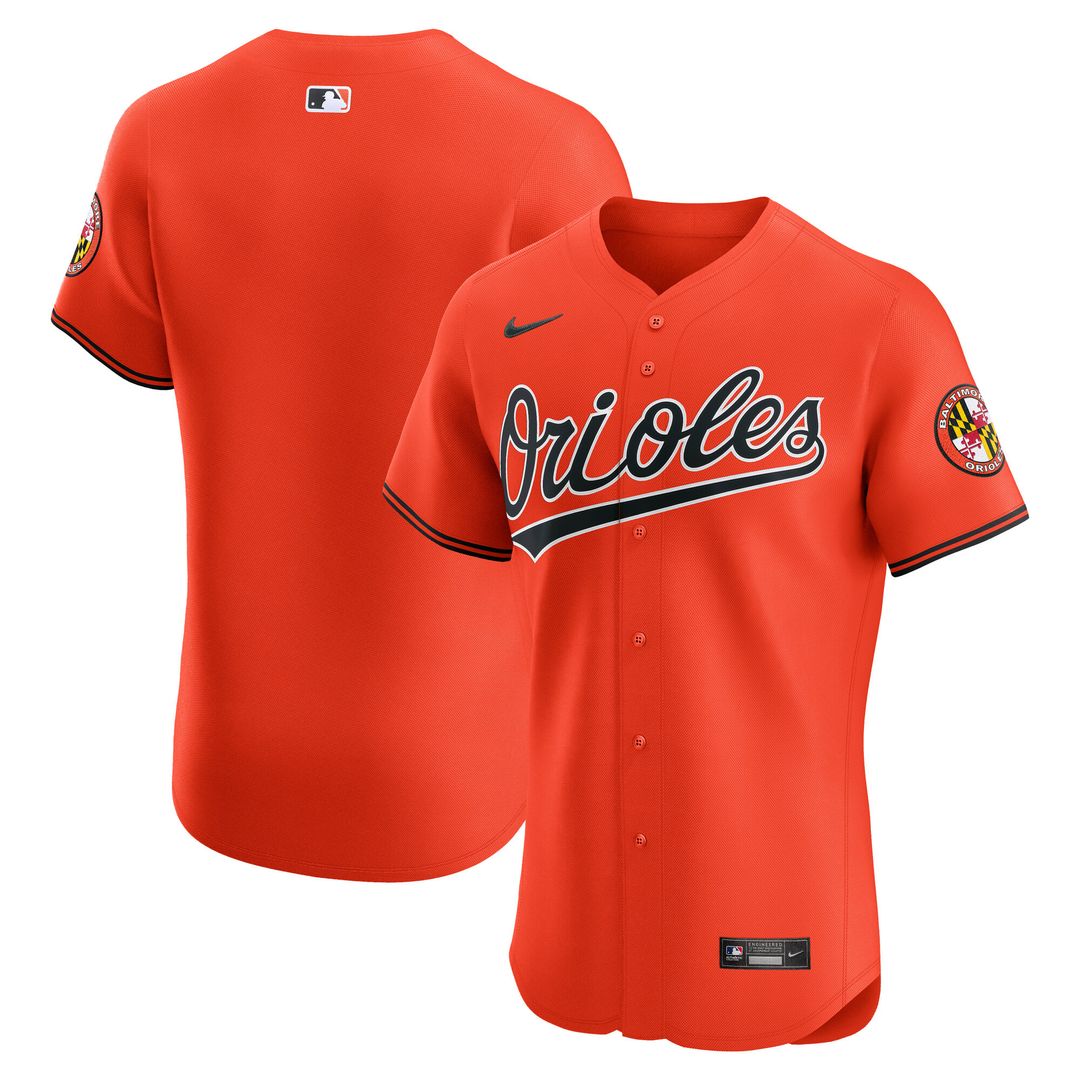 Baltimore Orioles Nike Alternate 2 Elite Jersey - Orange