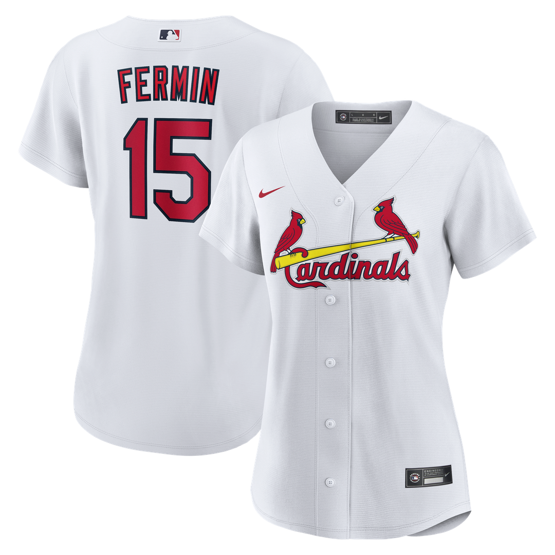 St. Louis Cardinals José Fermín Nike Women's Home Replica Jersey - White