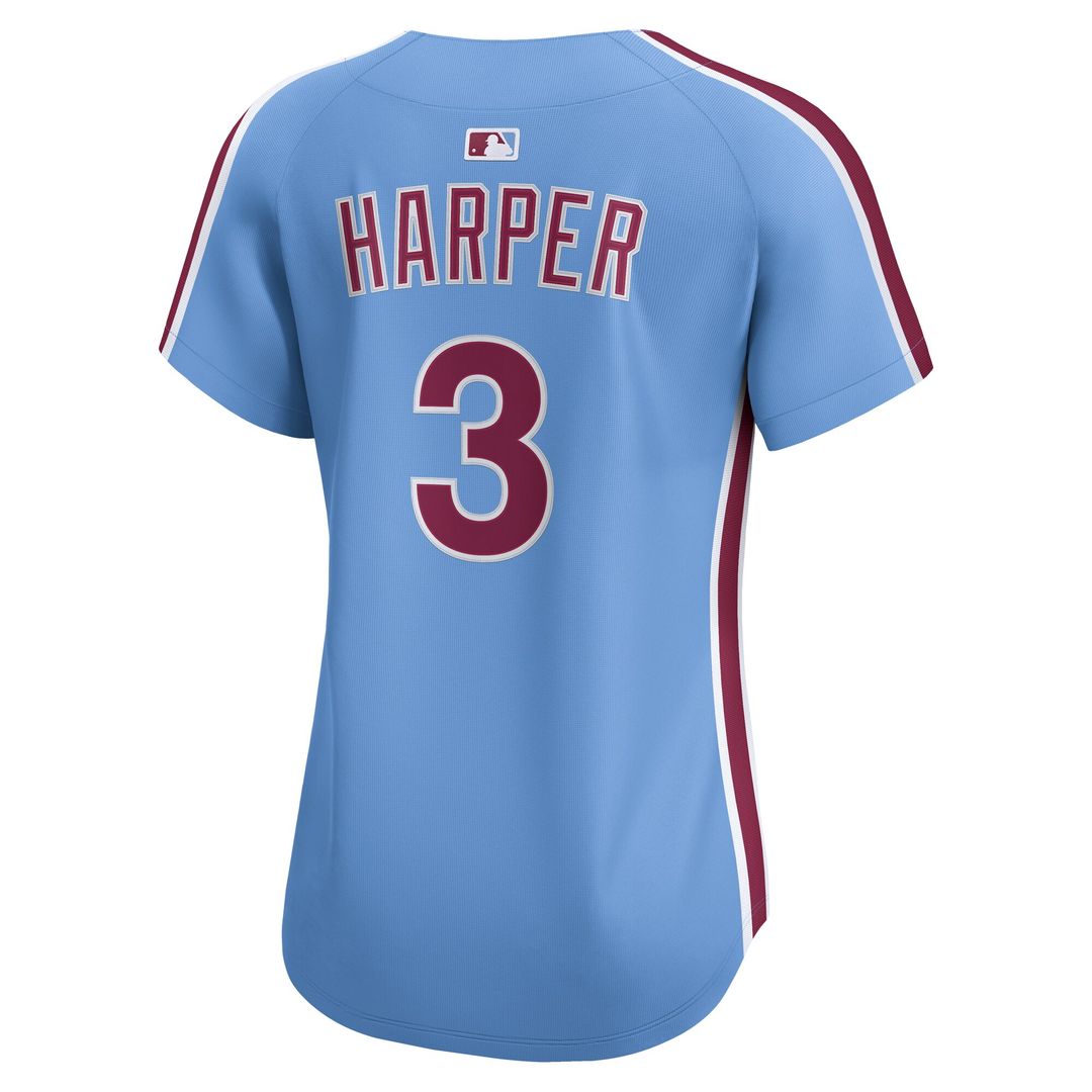 Philadelphia Phillies Bryce Harper Nike Women's Alternate Limited Jersey - Light Blue