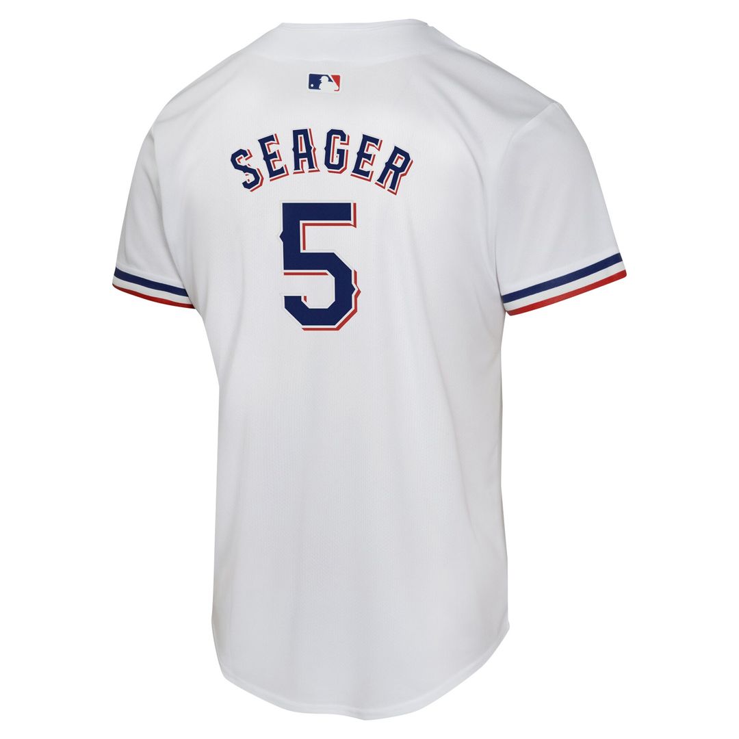 Texas Rangers Corey Seager Nike Youth Home Game Jersey - White