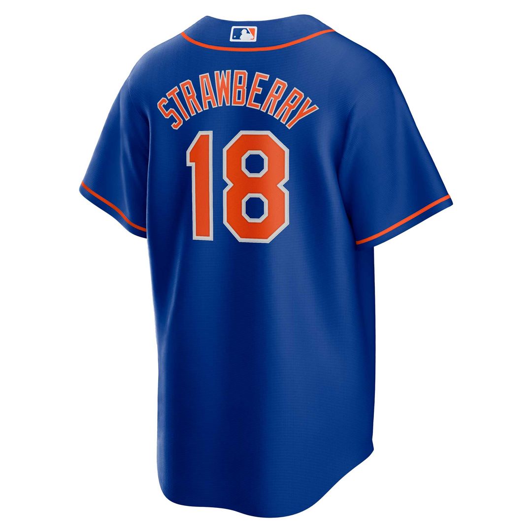 New York Mets Darryl Strawberry Nike Alternate Replica Jersey - Royal