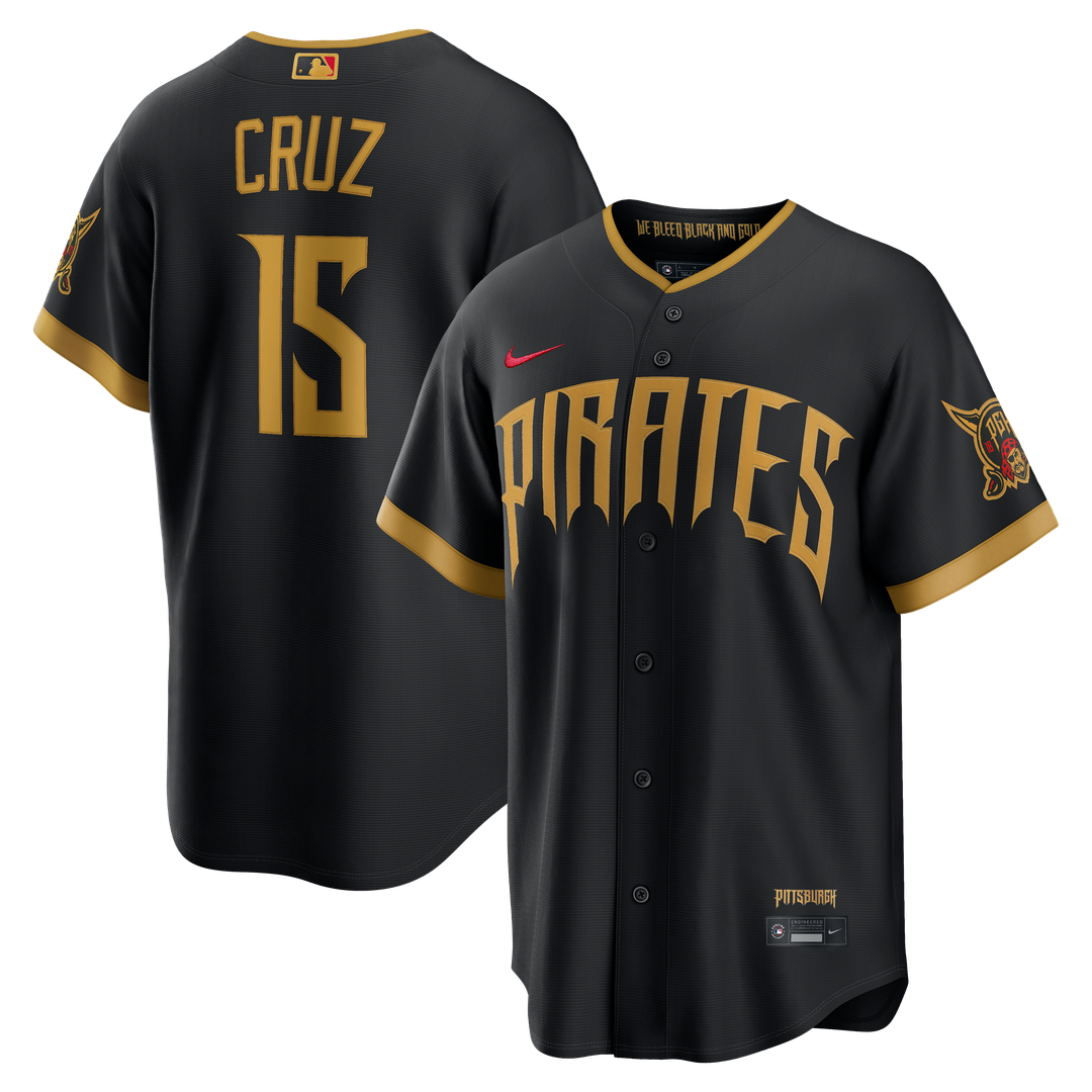 Pittsburgh Pirates Oneil Cruz Nike 2026 City Connect Stadium Jersey - Black