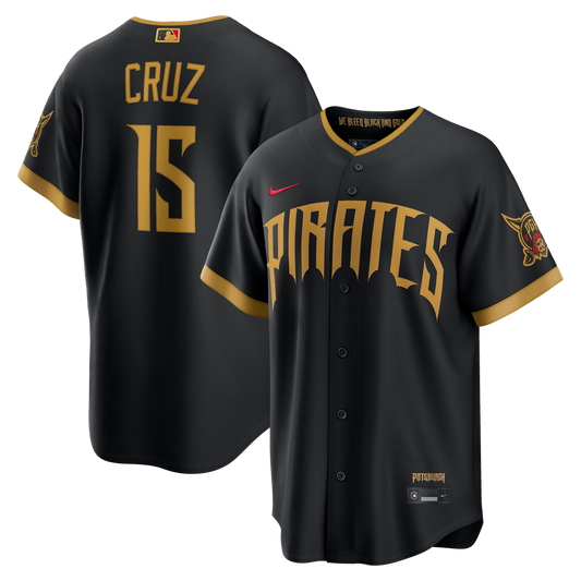 Pittsburgh Pirates Oneil Cruz Nike 2026 City Connect Stadium Jersey - Black