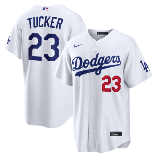 Los Angeles Dodgers Kyle Tucker Nike Home Stadium Jersey - White
