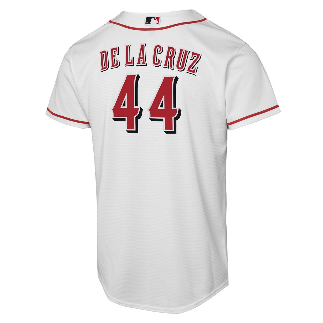 Cincinnati Reds Elly De La Cruz Nike Youth Home Replica Jersey - White