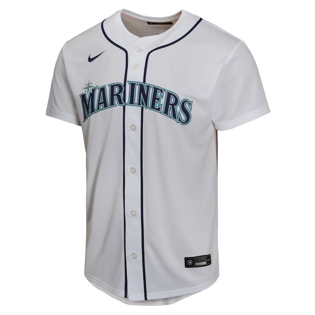 Seattle Mariners Julio Rodríguez Nike Youth Home Game Jersey - White