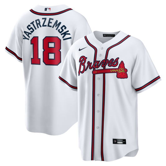 Atlanta Braves Mike Yastrzemski Nike Replica Jersey - White