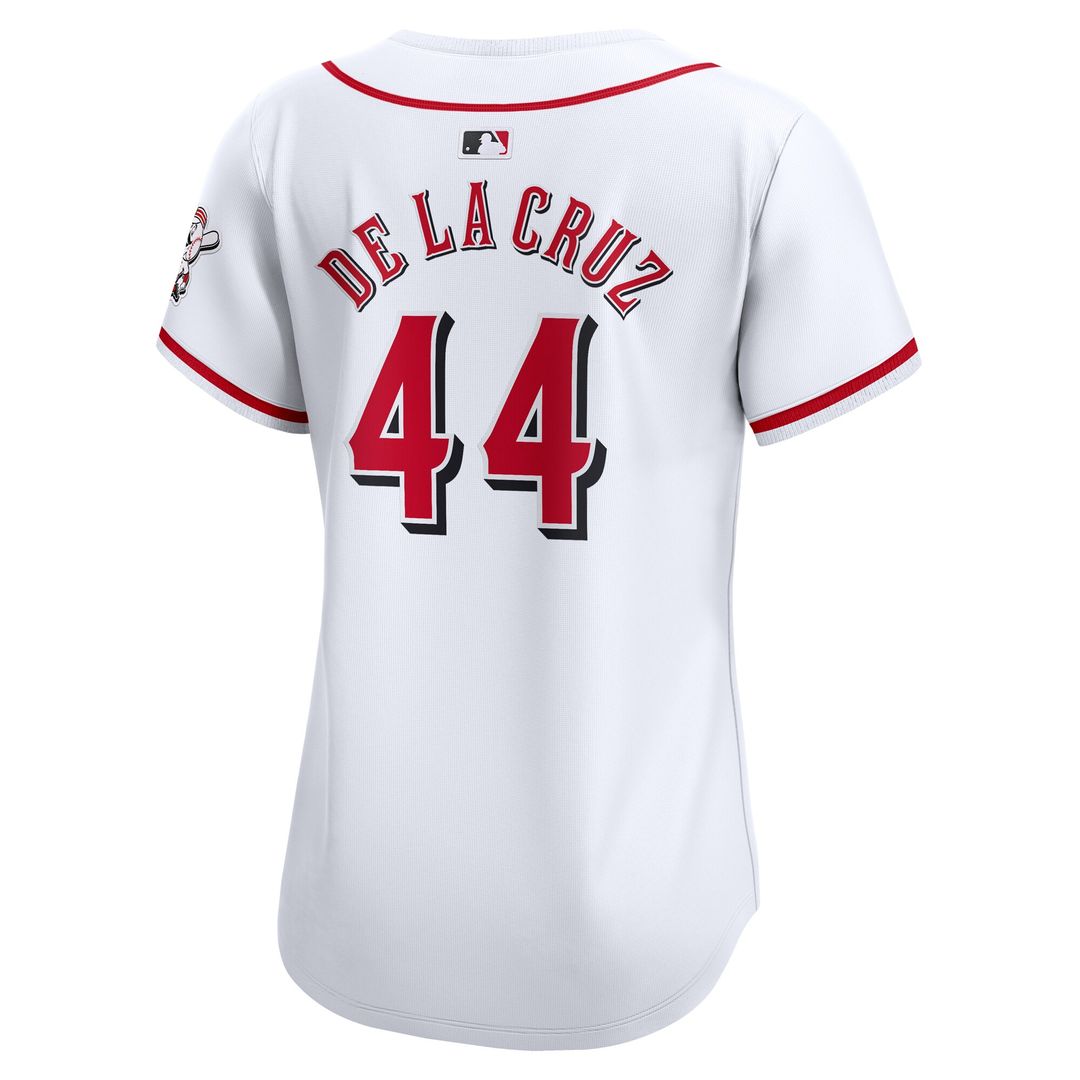 Cincinnati Reds Elly De La Cruz Nike Women's Home Limited Jersey - White