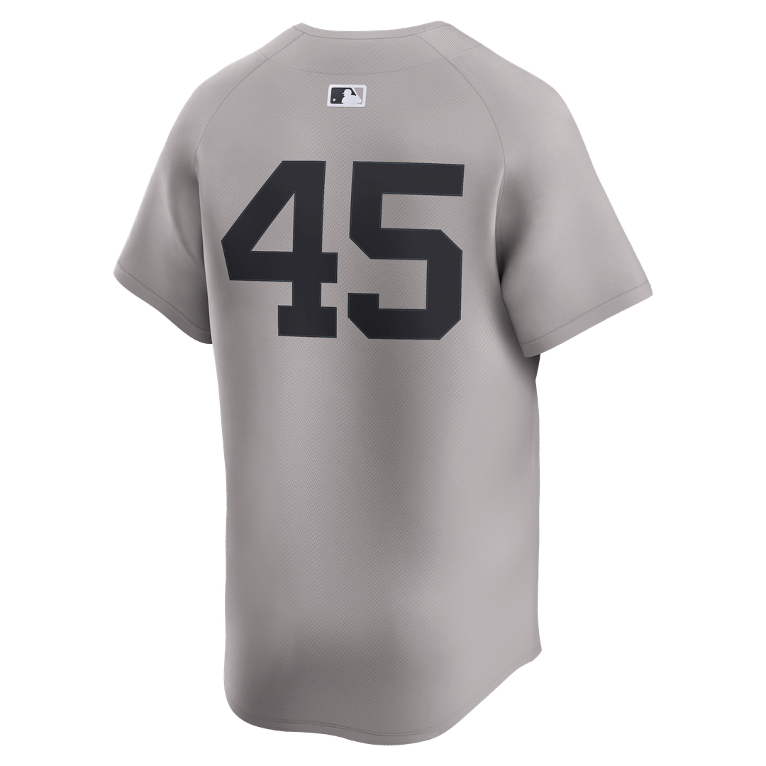 New York Yankees Gerrit Cole Nike Road Limited Jersey - Gray