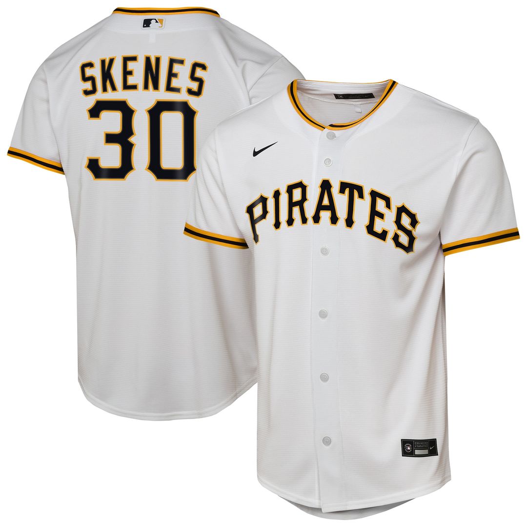 Pittsburgh Pirates Paul Skenes Nike Youth Home Replica Jersey - White