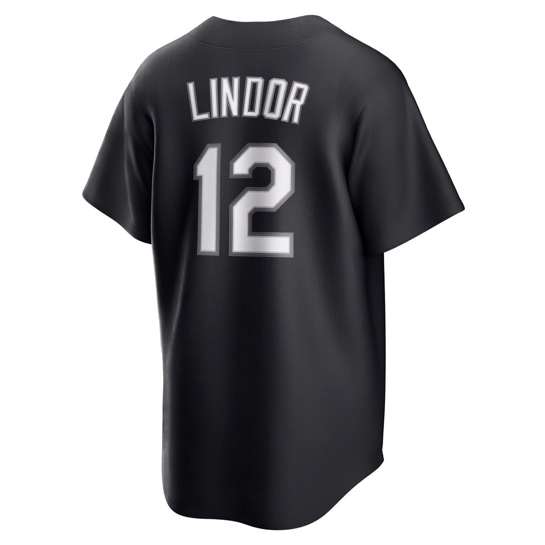 New York Mets Francisco Lindor Nike Replica Jersey - Black