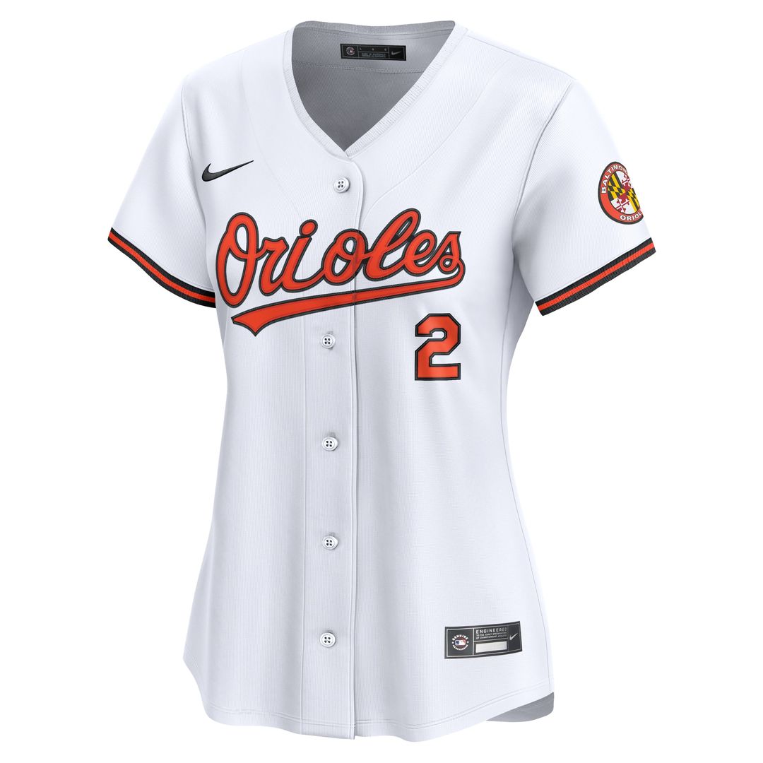 Baltimore Orioles Gunnar Henderson Nike Women's Home Limited Jersey - White