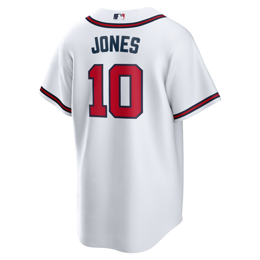 Atlanta Braves Chipper Jones Nike Home Retired Replica Jersey - White