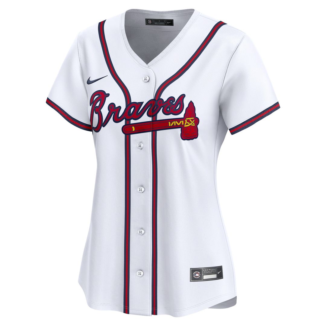 Atlanta Braves Ozzie Albies Nike Women's Home Limited Jersey - White