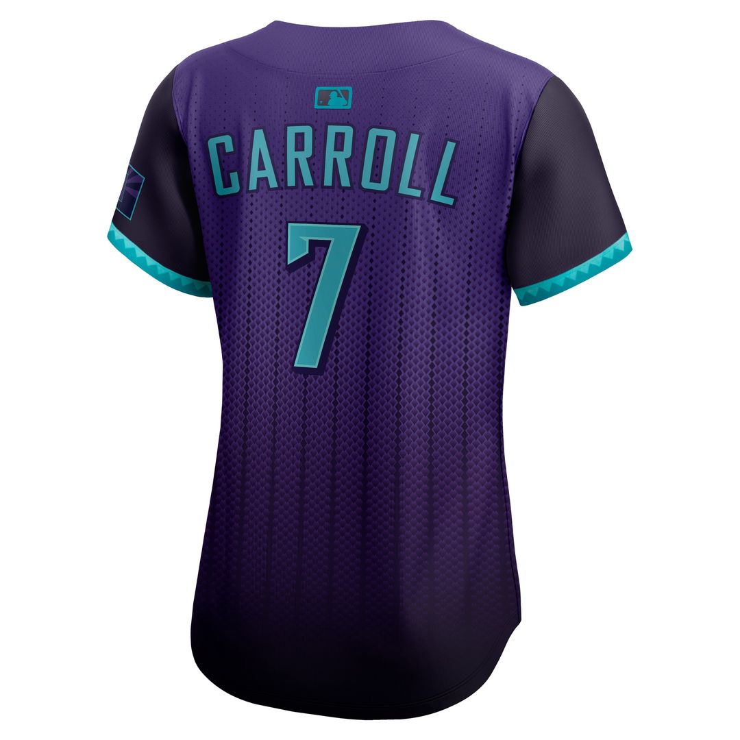 Arizona Diamondbacks Corbin Carroll Nike Women's 2025 City Connect Limited Jersey - Purple