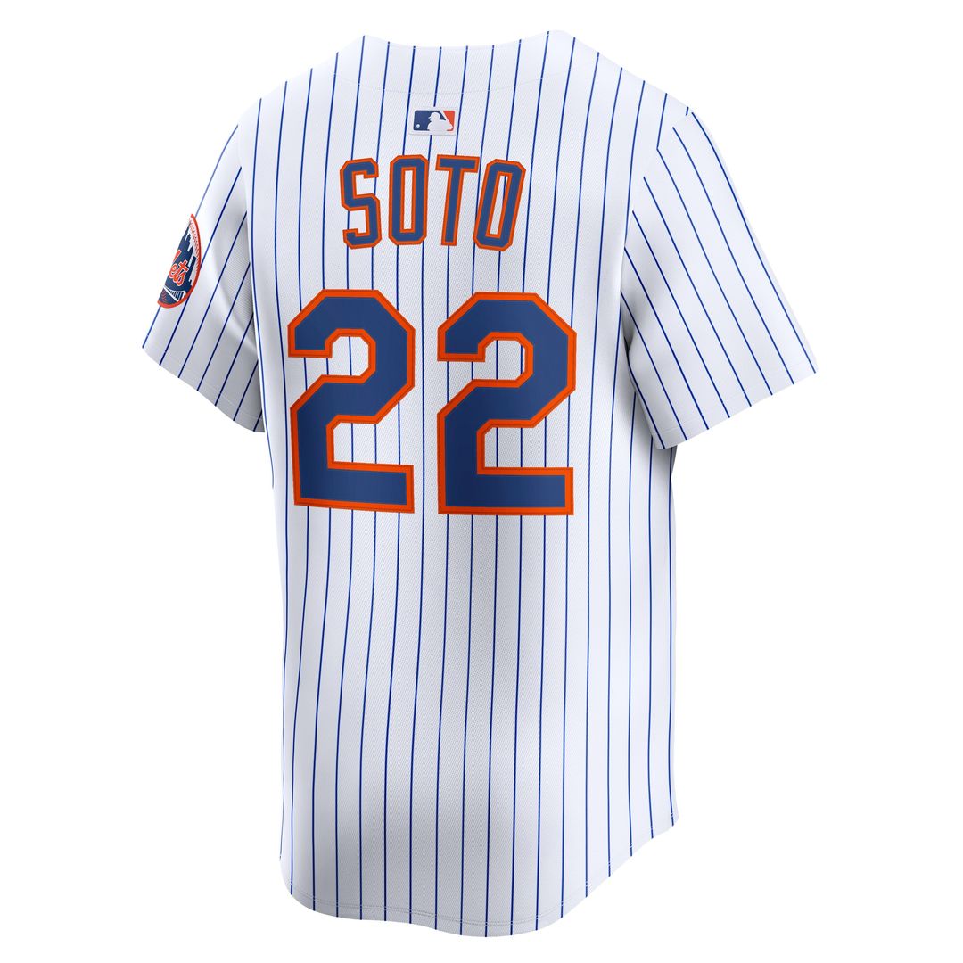 New York Mets Juan Soto Nike Home Limited Jersey - White