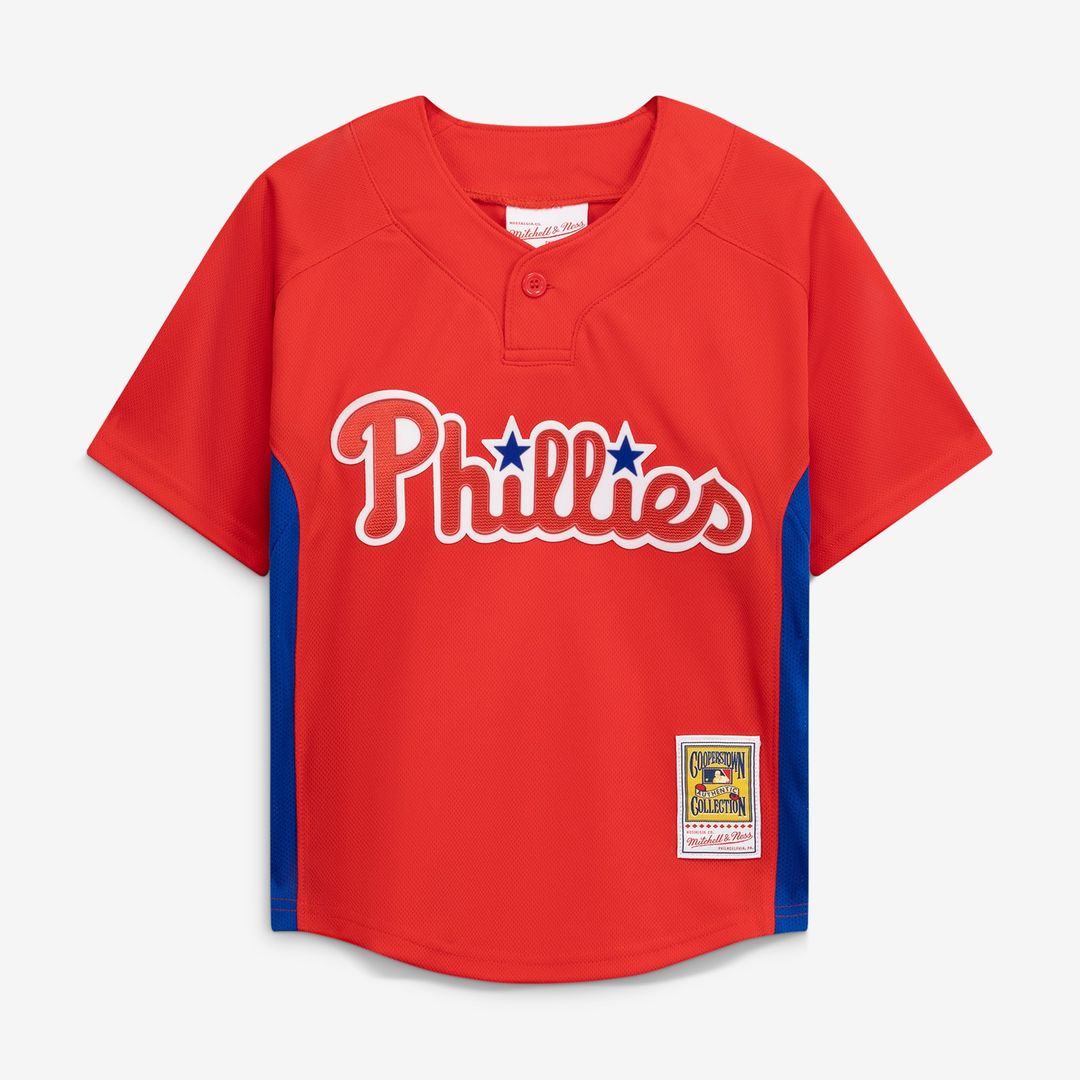 Philadelphia Phillies Roy Halladay Mitchell & Ness Toddler Cooperstown Mesh Batting Practice Jersey - Red