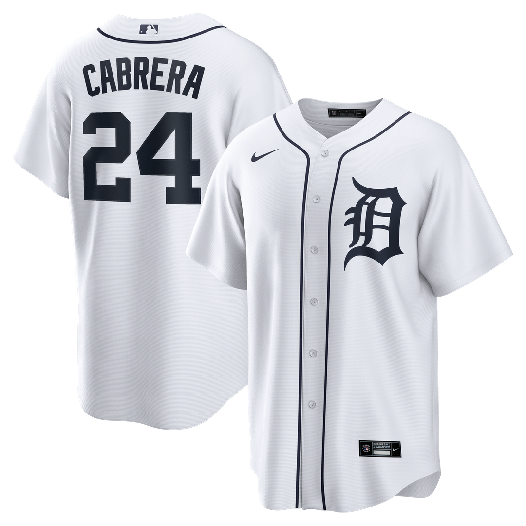 Detroit Tigers Miguel Cabrera Nike Home Retired Replica Jersey - White