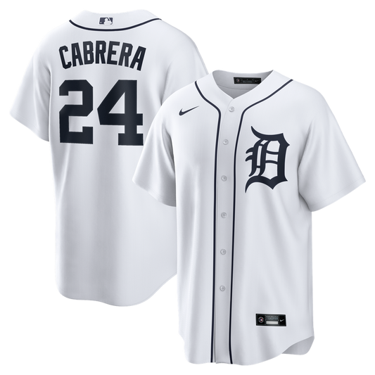 Detroit Tigers Miguel Cabrera Nike Home Retired Replica Jersey - White