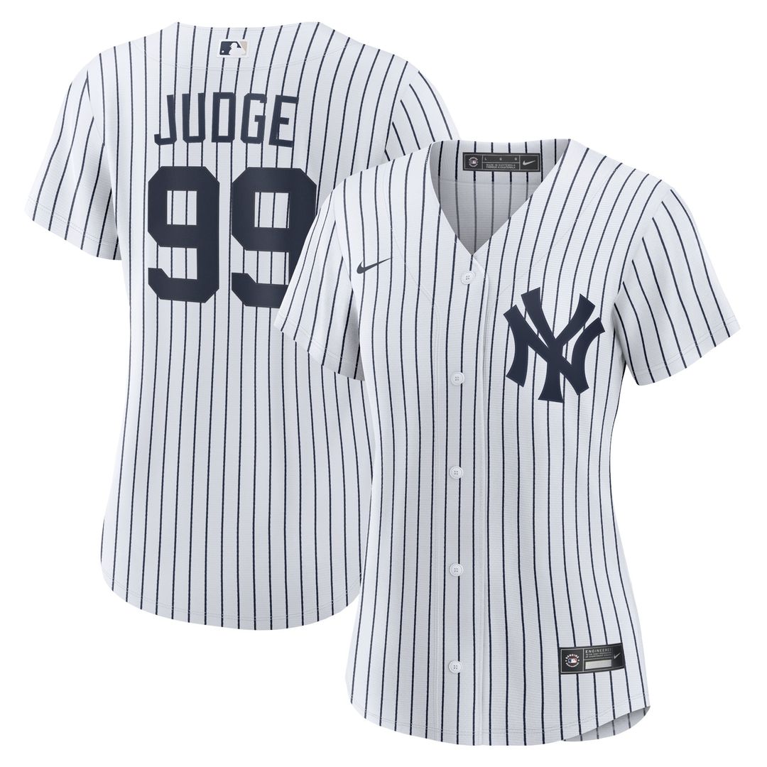 New York Yankees Aaron Judge Nike Women's Home Replica Jersey - White