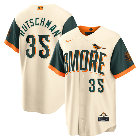 Baltimore Orioles Adley Rutschman Nike 2026 City Connect Stadium Jersey - Cream