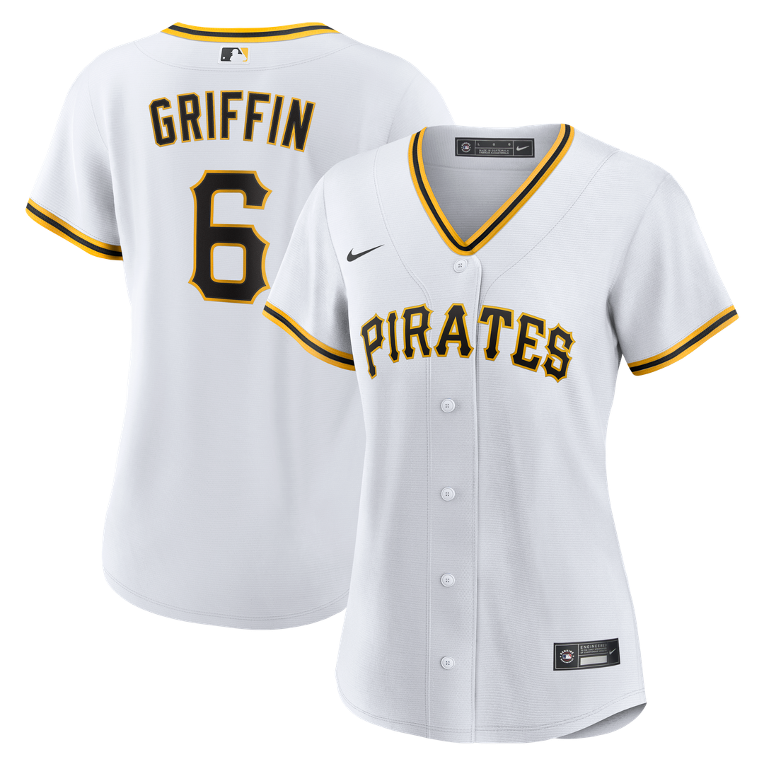 Pittsburgh Pirates Konnor Griffin Nike Women's Home Replica Jersey - White