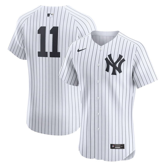 New York Yankees Anthony Volpe Nike Home Elite Jersey - White