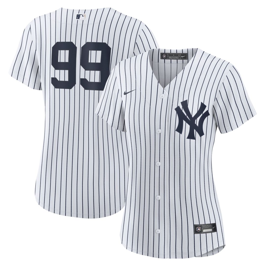 New York Yankees Aaron Judge Nike Women's Home Replica Jersey - White