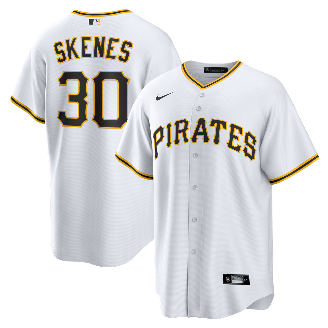 Pittsburgh Pirates Paul Skenes Nike Home Replica Jersey - White