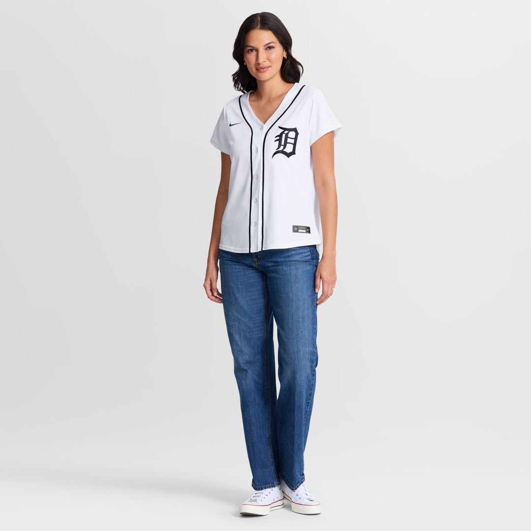 Detroit Tigers Gleyber Torres Nike Women's Home Replica Jersey - White