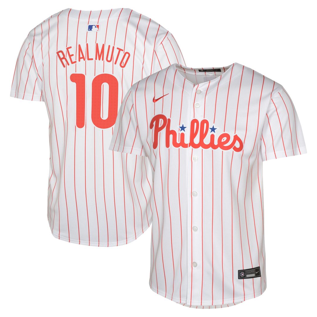 Philadelphia Phillies J.T. Realmuto Nike Youth Home Limited Jersey - White