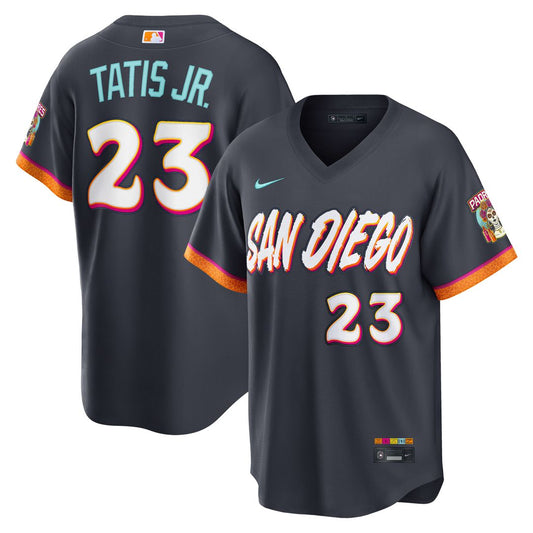 San Diego Padres Fernando Tatis Jr. Nike 2026 City Connect Stadium Jersey - Obsidian