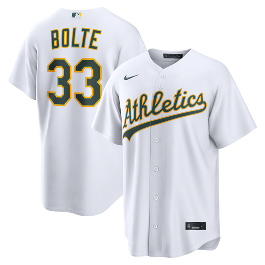 Athletics Henry Bolte Nike Home Replica Jersey - White