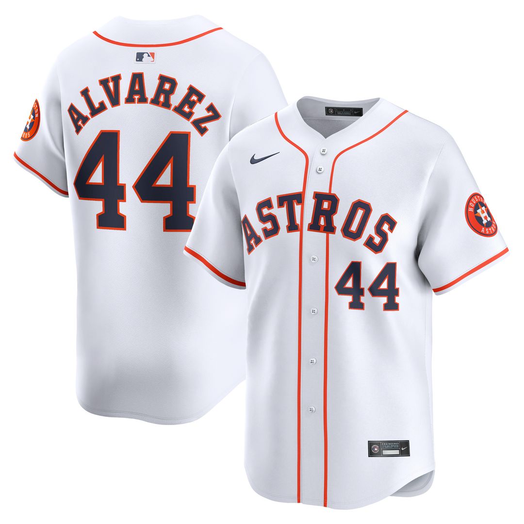 Houston Astros Yordan Alvarez Nike Home Limited Jersey - White