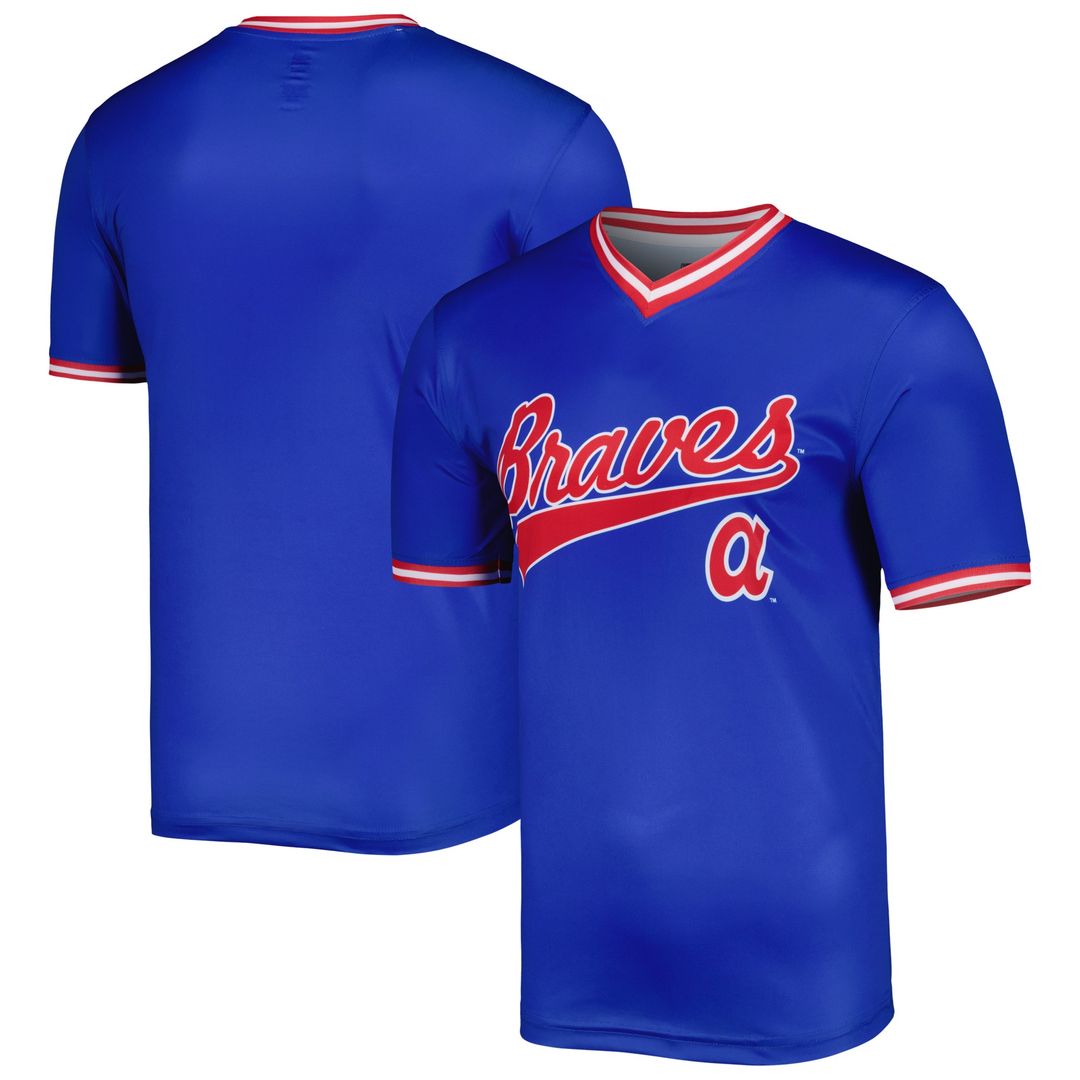 Atlanta Braves Stitches Cooperstown Team Jersey - Royal