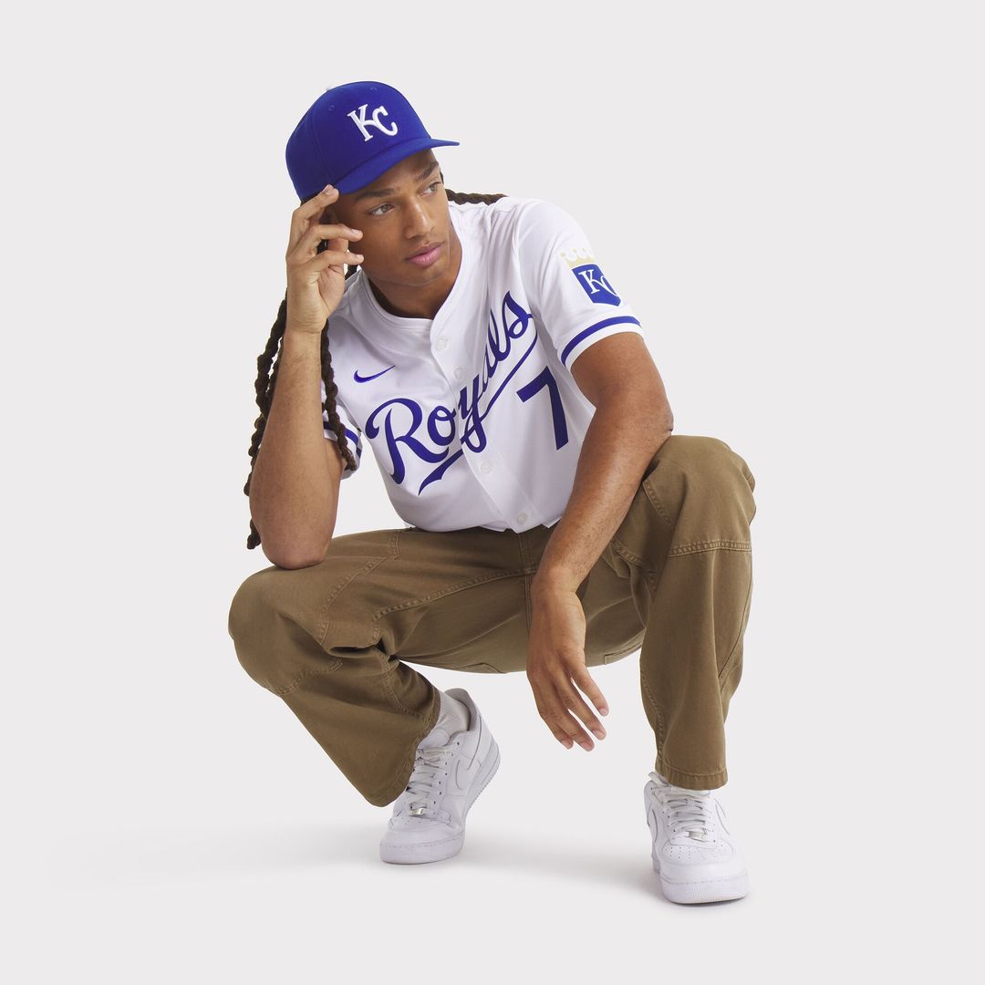 Kansas City Royals Bobby Witt Jr. Nike Home Limited Jersey - White