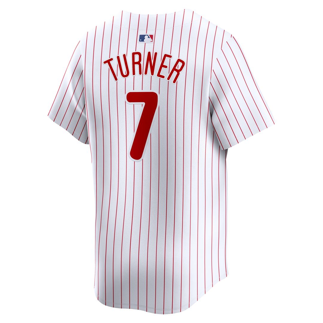 Philadelphia Phillies Trea Turner Nike Youth Home Limited Jersey - White
