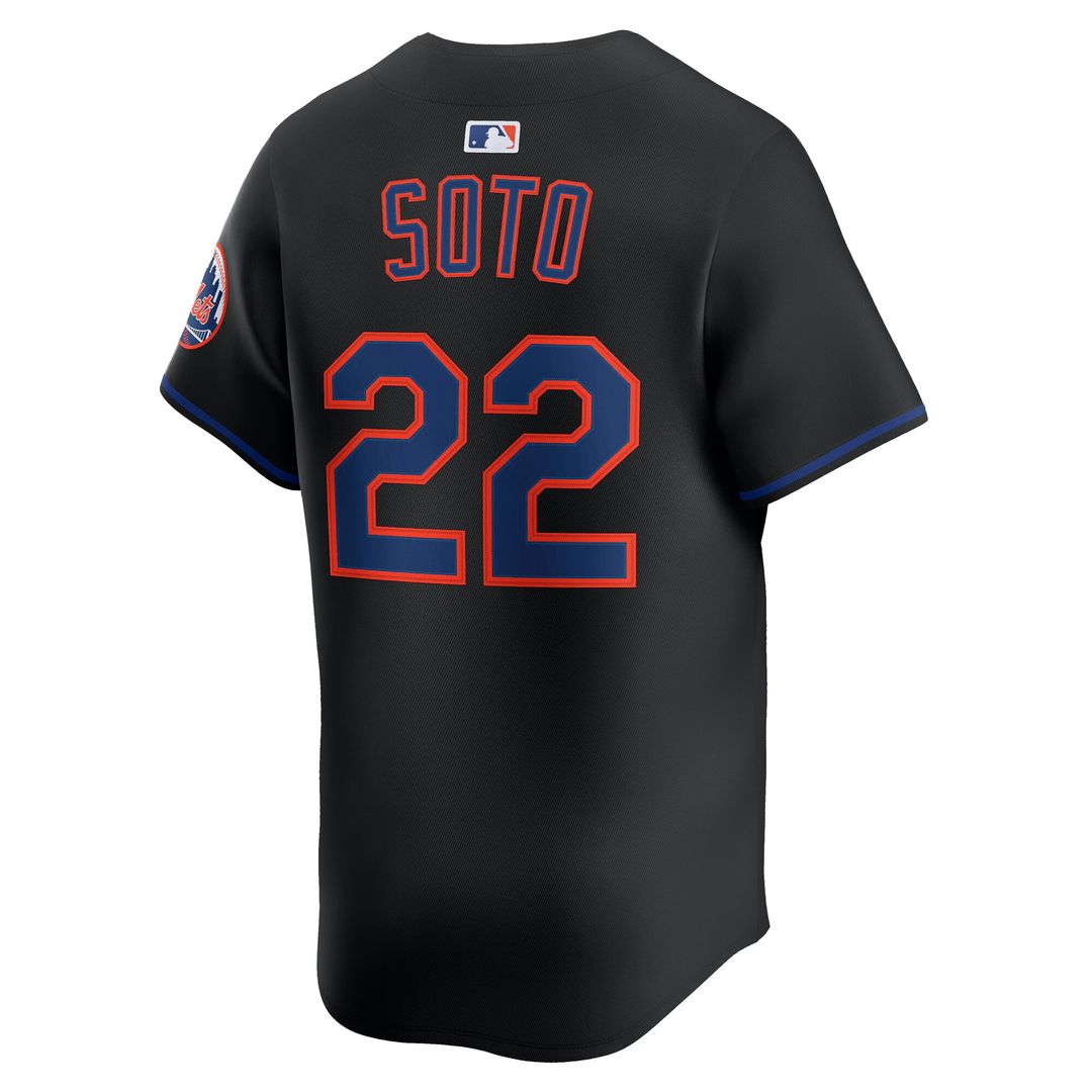 New York Mets Juan Soto Nike Road Limited Jersey - Gray